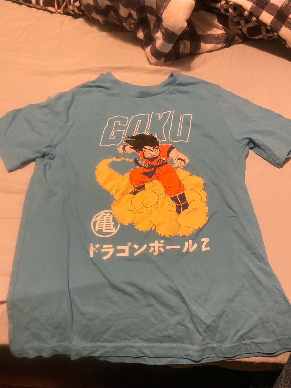 Goku Graphic Kids Short-Sleeve Tee - Light Blue